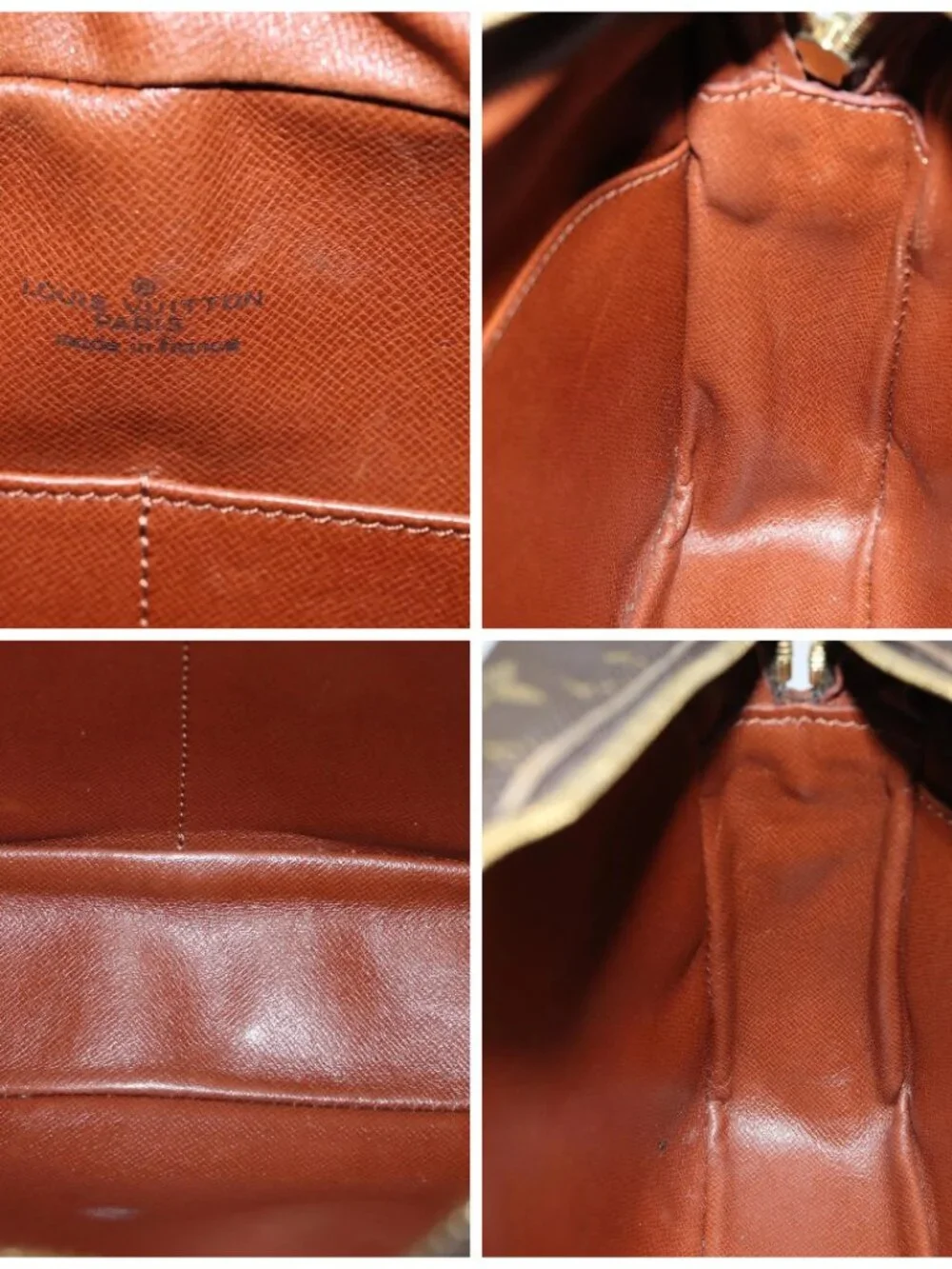 LOUIS VUITTON Monogram Compiegne 28 Clutch Bag M51845 LV Auth